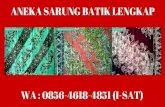 0856-4618-4851 (I-SAT) | Sarung Batik Kalongguh