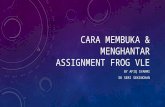 Cara membuka & menghantar assignment frog vle