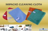 Microfiber cleaning cloth mipacko