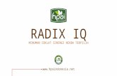 Pengetahuan produk radix iq hpai