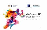 MIA Sunway-TES Accounting Quiz 2016 (National Level)