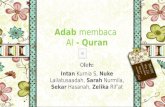 Adab Membaca Al - Quran