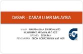 4.0 dasar dasar luar malaysia (1957-kini)
