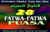 28 Fatwa-fatwa Puasa