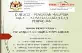 DUB1012 - Pengajian Malaysia