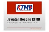 Jawatan Kosong KTM Distribution Sdn Bhd