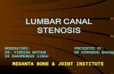 Lumbar canal stenosis