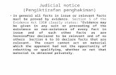 EVIDENCE LAW 1(12) judicial notice (pengiktirafan penghakiman)