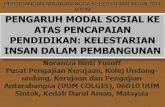 Pengaruh modal sosial - INSAN2014 Universiti Utara Malaysia