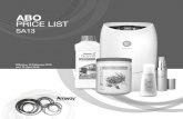 ABO PRICE LIST - NUTRILITE™ Supplement Recommenderamwayapps.amway2u.com/emailer/Downloads/MY_ABOPriceList_2016… · 2 ABO PRICE LIST Kami menyokong penuh kualiti produk AMWAY.