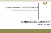 KURIKULUM STANDARD SEKOLAH RENDAH - … Jasmani Tahun 5.pdf · dokumen standard kurikulum dan pentaksiran (kssr) pendidikan jasmani tahun lima kementerian pendidikan malaysia bahagian