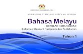 KEMENTERIAN PENDIDIKAN MALAYSIA - …ppdkotatinggi.moe.gov.my/wp-content/uploads/2016/10/DSKP-KSSR... · KEMENTERIAN PENDIDIKAN MALAYSIA KURIKULUM STANDARD SEKOLAH RENDAH Bahasa Melayu