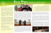 Eco PenEco Pen - WWFawsassets.wwf.org.my/downloads/june_2011_newsletter_final_1.pdf · dalam bilik darjah dan juga di luar bilik darjah. ... lain yang digunakan oleh guru-guru dan