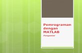 Pemrograman dengan MATLAB Pengantarstaffsite.stimata.ac.id/assets/uploads/files/download/d2003... · menampilkan variabel dalam ruang kerja matlab ... c) Matriks identitas Bentuk