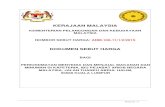 DOKUMEN SEBUT HARGA - arkib.gov.my · PDF fileKEMENTERIAN PELANCONGAN DAN KEBUDAYAAN MALAYSIA ... Kebersihan Makanan 2009. ... Kesihatan selaras dengan Peraturan-Peraturan Kebersihan