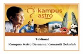 1.0 Kampus Astro bersama Komuniti Sekolah (Pengenalan ... · PDF fileMatapelajaran Bahasa Malaysia Bahasa Inggeris Matematik Sains Seni & Kemahiran Hidup Saluran 552 •Menampilkan