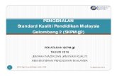 PENGENALAN Standard Kualiti Pendidikan Malaysia · PDF fileKEMENTERIAN PENDIDIKAN MALAYSIA PENGENALAN ... Cadangan konsep, format dan kaedah 1-3 JULAI ... (3 + 1.33)/8] x 100% = 54.13%