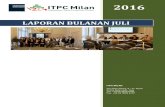 LAPORAN BULANAN JULI - ITPC Milanitpcmilan.it/wp-content/uploads/2016/09/Laporan-Bulanan-Juli-2016... · Laporan Bulanan Juli 2016 ii 1 RINGKASAN EKSEKUTIF