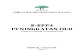 E-EPP4 PENINGKATAN OER - bpp.mpob.gov.mybpp.mpob.gov.my/epp4/mod/report/ManualPenggunav4(latest).pdf · LEMBAGA MINYAK KELAPA SAWIT MALAYSIA E-EPP4 PENINGKATAN OER Bahagian Pelesenan