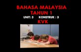 BAHASA MALAYSIA TAHUN 1 - PKG Kalumpang | Peneraju ... · PDF fileKEMAHIRAN: 4.0 Membina dan membaca perkataan. 4.6 Membina dan membaca perkataan yang mengandungi suku kata KVK 5.0