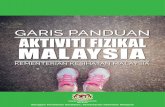 GARIS PANDUAN AKTIVITI FIZIKAL MALAYSIA - · PDF filekempen penggalakan cara hidup sihat yang ... Sedentari bermaksud amalan gaya hidup yang tidak aktif secara berterusan. ... (kanak-kanak