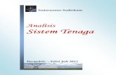 Analisis Sistem Tenaga - · PDF fileSistem Tiga-fasa Tak Seimbang. ... keluaran generator merupakan sistem tiga-fasa. 1.2.2 Transmisi ... Tinjauan Pada Sistem Tenaga 7 Untuk memperbesar