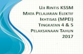 UJI RINTIS KSSM MATA PELAJARAN ELEKTIF IKHTISAS …smkdabong.bilikguru.com/kssm2016/4-MPET-MPEI.pdf · 2 Sains Sukan SMK 2005 ... BERGANDA LCCI (TAHAP 2) PERINGKAT SPM 2008-2012 Bil.