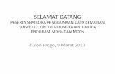 Permasalahan KIA dan Pemetaan Intervensikebijakankesehatanindonesia.net/images/2013/ASM/8maret/sambutan... · Form I-1 Intervensi tentang Sistem Rujukan dengan menyususn manual ...
