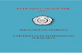 PPEEDDOOMMAANN AAKKAADDEEMMIIKK 22001177pasca.ums.ac.id/wp-content/uploads/2017/06/pedoman... · D 3 | P A S C A U M S Prof. Dr. Khudzaifah Dimyati, S.H., M.Hum. Kata Pengantar Daftar