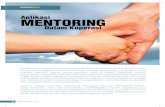 · PDF filememberi khidmat nasihat dan kaunseling, ... Mentor menyediakan pelan pembelajaran dan memberitahu ... latihan dan bimbingan