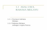 1.1 ASAL USUL BAHASA MELAYU - amaljaya.comamaljaya.com/guru/wp-content/uploads/2012/03/asal-usu-bahasa... · Bagaimanapun terdapat beberapa bukti sejarah yang cuba mengaitkan ...