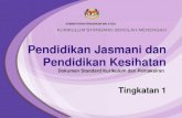 Pendidikan Jasmani dan Pendidikan Kesihatan · PDF filepenggunaan Bahasa Melayu serta pendidikan sepanjang hayat. KSSM PENDIDIKAN JASMANI DAN PENDIDIKAN KESIHATAN TINGKATAN 1 2