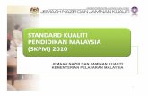 STANDARD KUALITI PENDIDIKAN MALAYSIA (SKPM) · PDF file2-pengurusan organisasi ... kokurikulum dan sukan, dan hal ehwal murid 4-pembelajaran dan pengajaran 5-kemenjadian murid 4. jumlah