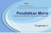 KEMENTERIAN PENDIDIKAN MALAYSIA - …jpnperak.moe.gov.my/ppdhuluperak/attachments... · KEMENTERIAN PENDIDIKAN MALAYSIA KURIKULUM STANDARD SEKOLAH MENENGAH Pendidikan Moral Dokumen