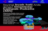 buah hati dengan Imunisasi Campak-Rubella (MR) Imunisasi MR.pdf · Campak dan Rubella adalah penyakit ... paru (pneumonia), radang otak (ensefalitis), ... Leaflet 15cm x 21cm rev