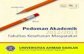 Universitas Ahmad Dahlan - uad.ac.id · PDF filekesehatan lingkungan dalam suasana kampus islami yang didukung oleh tenaga edukatif yang berkualitas. b. Membentuk ... SAP, dan bahan