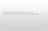 PELAN STRATEGIK 2016-2020MAJLIS DAERAH KUALA · PDF fileBIL TERAS STRATEGIK (OBJEKTIF) STRATEGI INDIKATOR ( KPI ) PELAN TINDAKAN SASARAN 5. Jadual perancangan latihan diadakan setiap