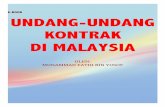 E-BOOK UNDANG-UNDANG KONTRAK DI MALAYSIArazakschool.utm.my/.../154/2017/05/E...Undang-undang-Kontrak-VERS… · Kontrak (Negeri0negeri& Melayu)& 1950.& Pada& tahun& 1974,& ordinanini&disemak&dandiluaskanpenguatkuasaannyake&Pulau.