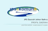 JPS Daerah Johor Bahru - apps.water.gov.myapps.water.gov.my/jpskomuniti/dokumen/Johor Bahru Profil (Rev1).pdf · SENARAI AHLI PARLIMEN DAN DUN PARLIMEN DEWAN UNDANGAN NEGERI P158