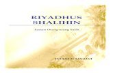 R Shalihin Book 1 - · PDF fileRiyadhus Shalihin – Taman Orang-orang Shalih 1 * Peringatan: kitab ini masih dalam semakan. Jika terdapat sebarang pembetulan, dari segi ayat dan nama