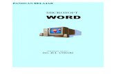MENGOLAH DOKUMEN WORD · PDF fileMicrosoft Word, Aby Word, KWord, ... Klik Icon Word pada desktop dua kali atau klik satu kali terus tekan tombol ... Status Bar. C. Fungsi-Fungsi Komponen
