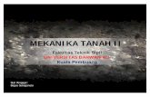 MEKANIKA TANAH II -   · PDF fileMEKANIKA TANAH II Staf Pengajar: Bagus Subaganata Fakultas Teknik Sipil UNIVERSITAS DARWAN ALI Kuala Pembuang