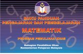 BUKU PANDUAN PROGRAM PEMULIHAN KHAS - · PDF filebuku panduan pengajaran dan pembelajaran matematik program pemulihan khas bahagian pendidikan khas kementerian pendidikan malaysia