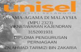 AGAMA-AGAMA DI MALAYSIA (MPU 2323) - Disember 2016 · PDF filedaripada kerajaan Srivijaya.Buddhist juga merebak ke bahagian utara Semenanjung Tanah Melayu dari ... Dengan Laman Hindu,Terdapat