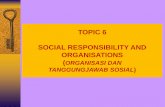 TOPIC 6 SOCIAL RESPONSIBILITY AND ORGANISATIONSamaljaya.com/guru/ppg/OUM/TOPIC 6 SOCIAL RESPONSIBILITY AND... · Carnegie telah memainkan peranan membantu rakan-rakan ... sejarah