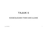 TAJUK 5 - Home - Pentaksiran Malayapentaksiran.webs.com/topik5.pdf · azizi/092008 13 Panduan Indeks Kesukaran • Indeks kesukaran item yang dapat menghasilkan indeks diskriminasi