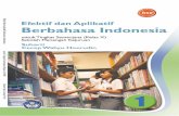 kelas 1 sma bahasa indonesia suharti - KHAIRUL'S BLOG · PDF fileBuku-buku teks pelajaran yang telah dialihkan hak ciptanya kepada Departemen Pendidikan ... percaya diri dan jujur