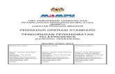 PROSEDUR OPERASI STANDARD PENGURUSAN ...UNIT PEMODENAN TADBIRAN DAN PERANCANGAN PENGURUSAN MALAYSIA (MAMPU) JABATAN PERDANA MENTERI PROSEDUR OPERASI STANDARD · 2016-6-25