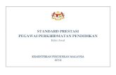 STANDARD PRESTASI PEGAWAI PERKHIDMATAN … Prestasi PPP... · Standard Prestasi Pegawai Perkhidmatan Pendidikan Kementerian Pendidikan Malaysia 2016 . 3 ... bidang keberhasilan utama