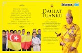 Sembah Tahniah Daulat Tuanku - Selangorkini · PDF fileIbni Almarhum Sultan Salahuddin Abdul Aziz Shah Alhaj. Bismillahirrahmanirrahim, Segala pujian kepada Allah, pemilik sekalian